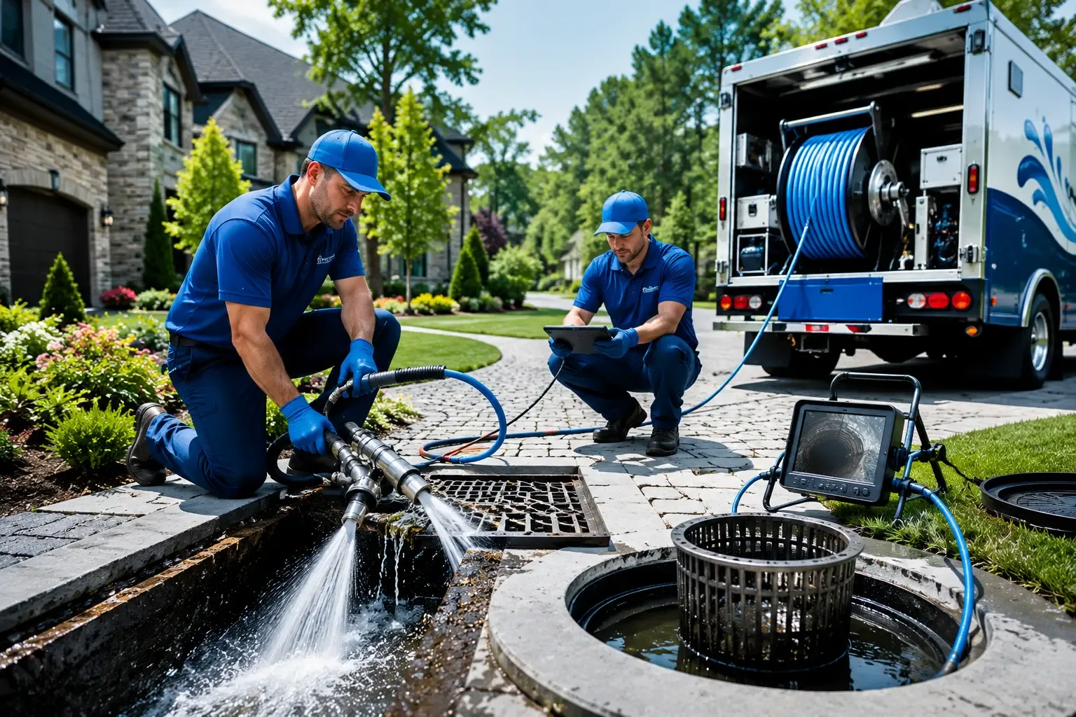 Local outdoor drain cleaning professionals in Monroeville, OH